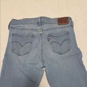 Levi's 711 Light Blue Women's Straight Leg Jeans